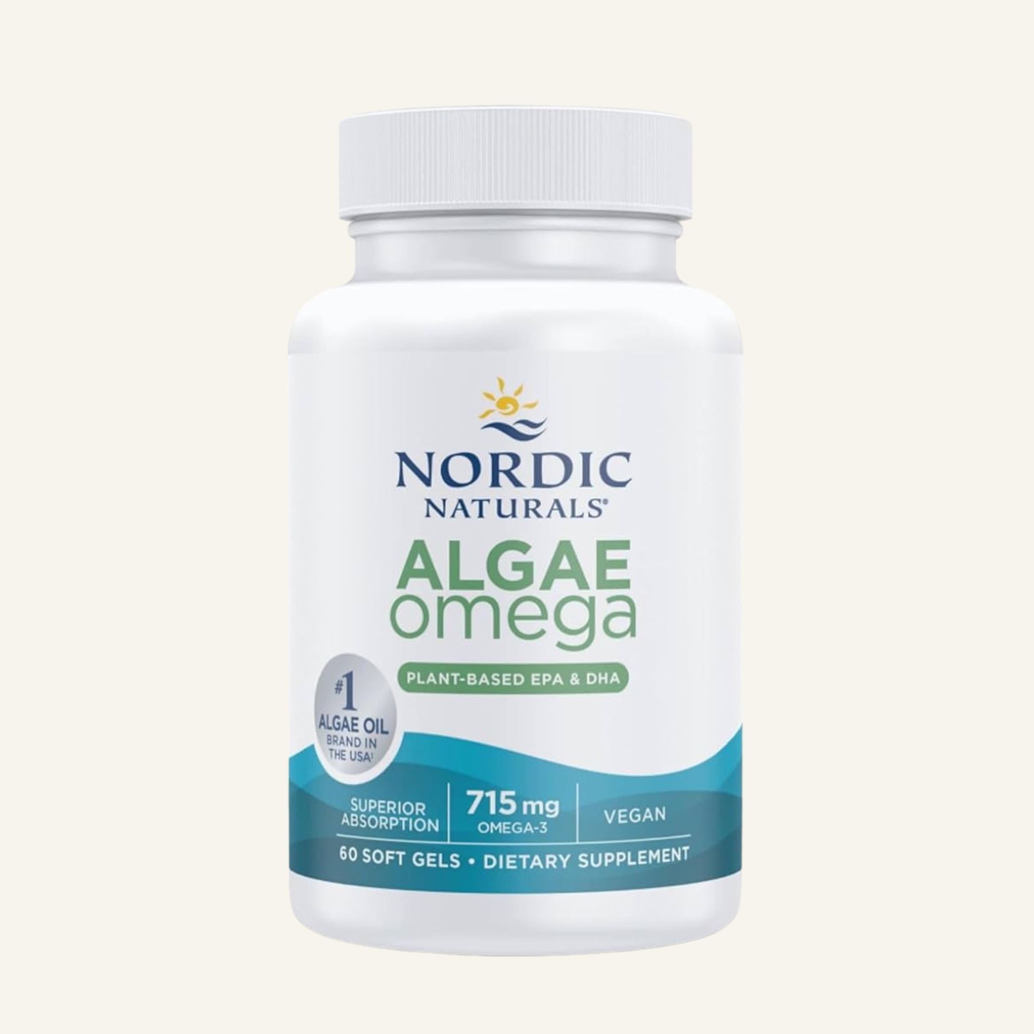 Algae Omega, 715mg Omega 3 - 120 softgels