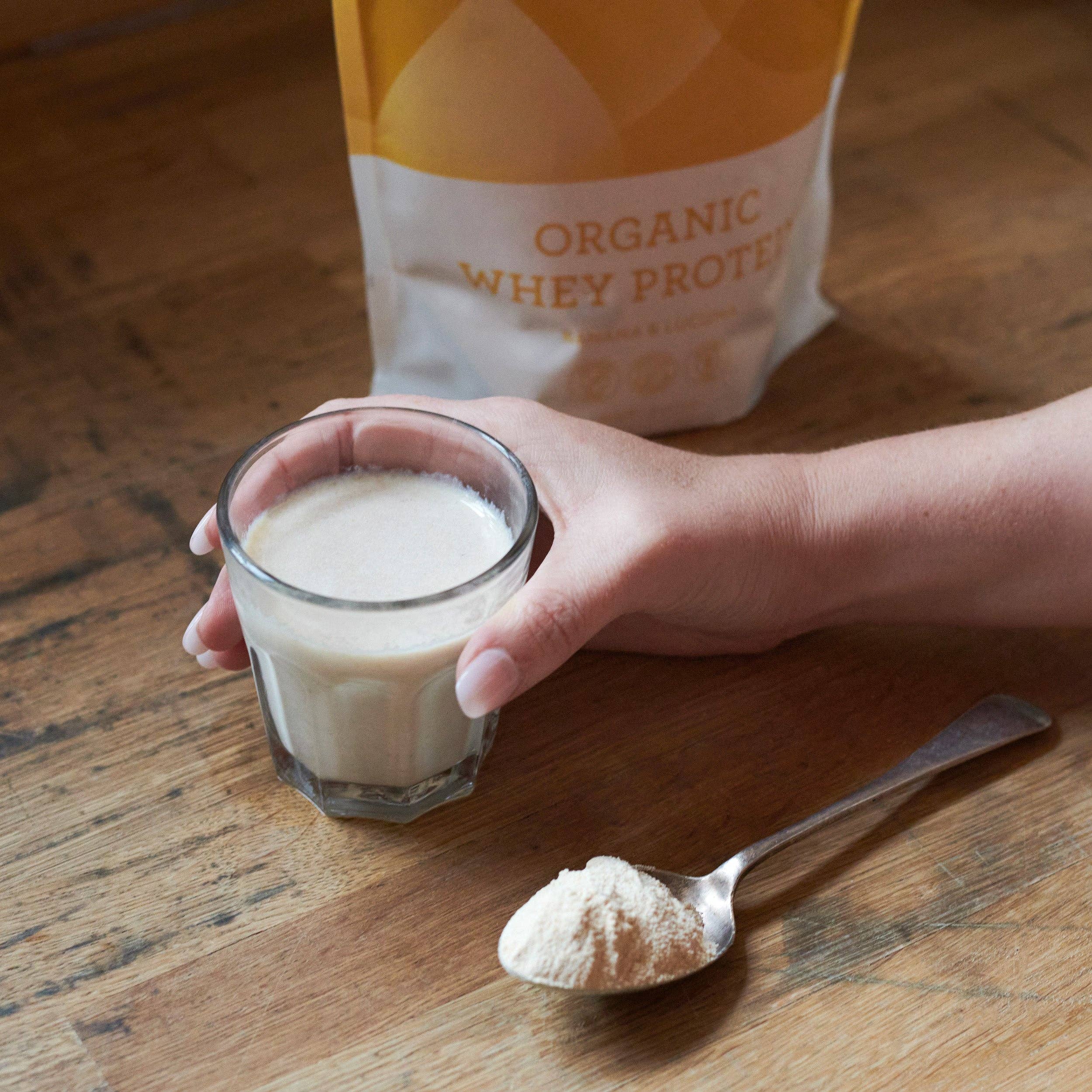 Banana & Lucuma Organic Whey Protein: 600g