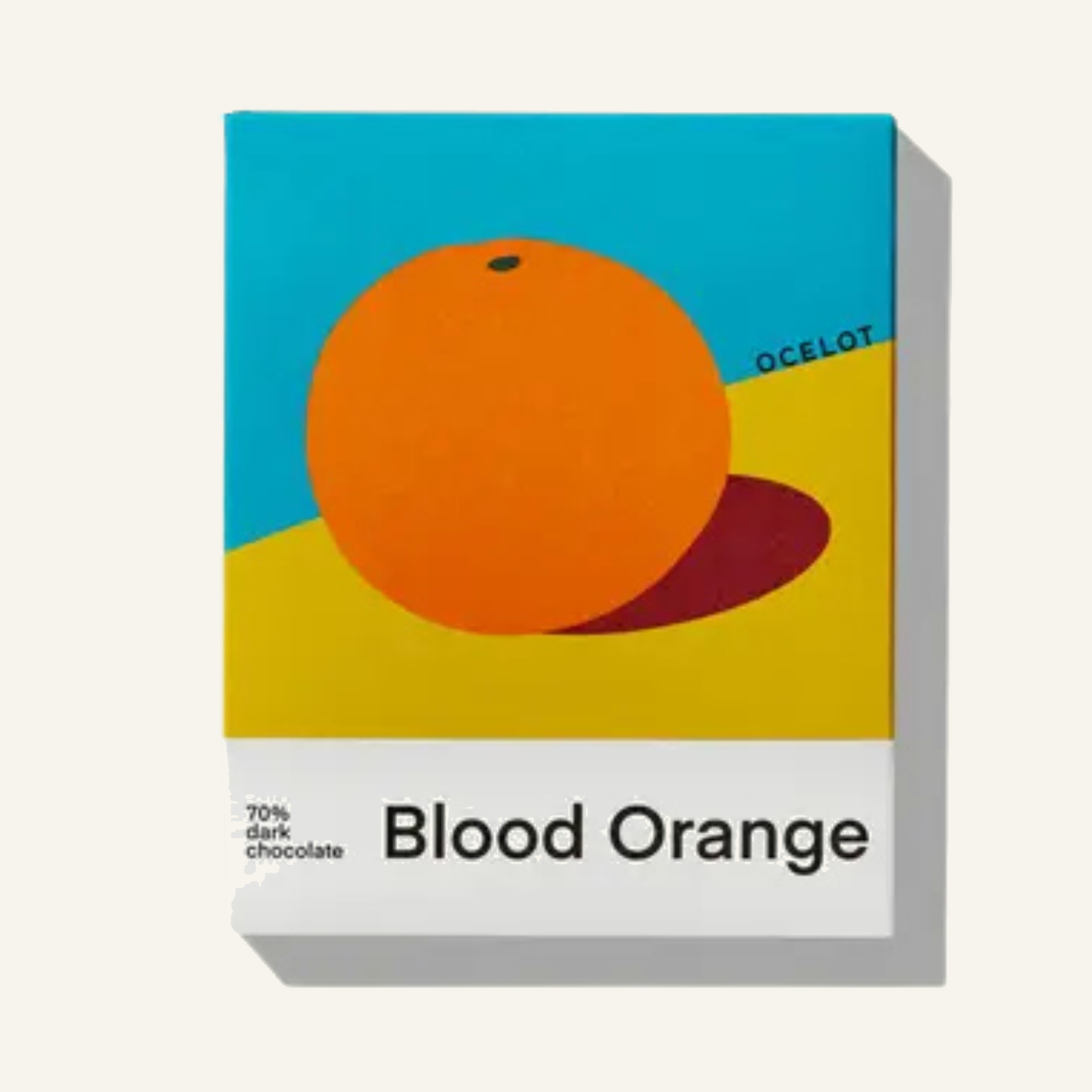 Blood Orange - award winning Organic 70% dark choc bar, 70g