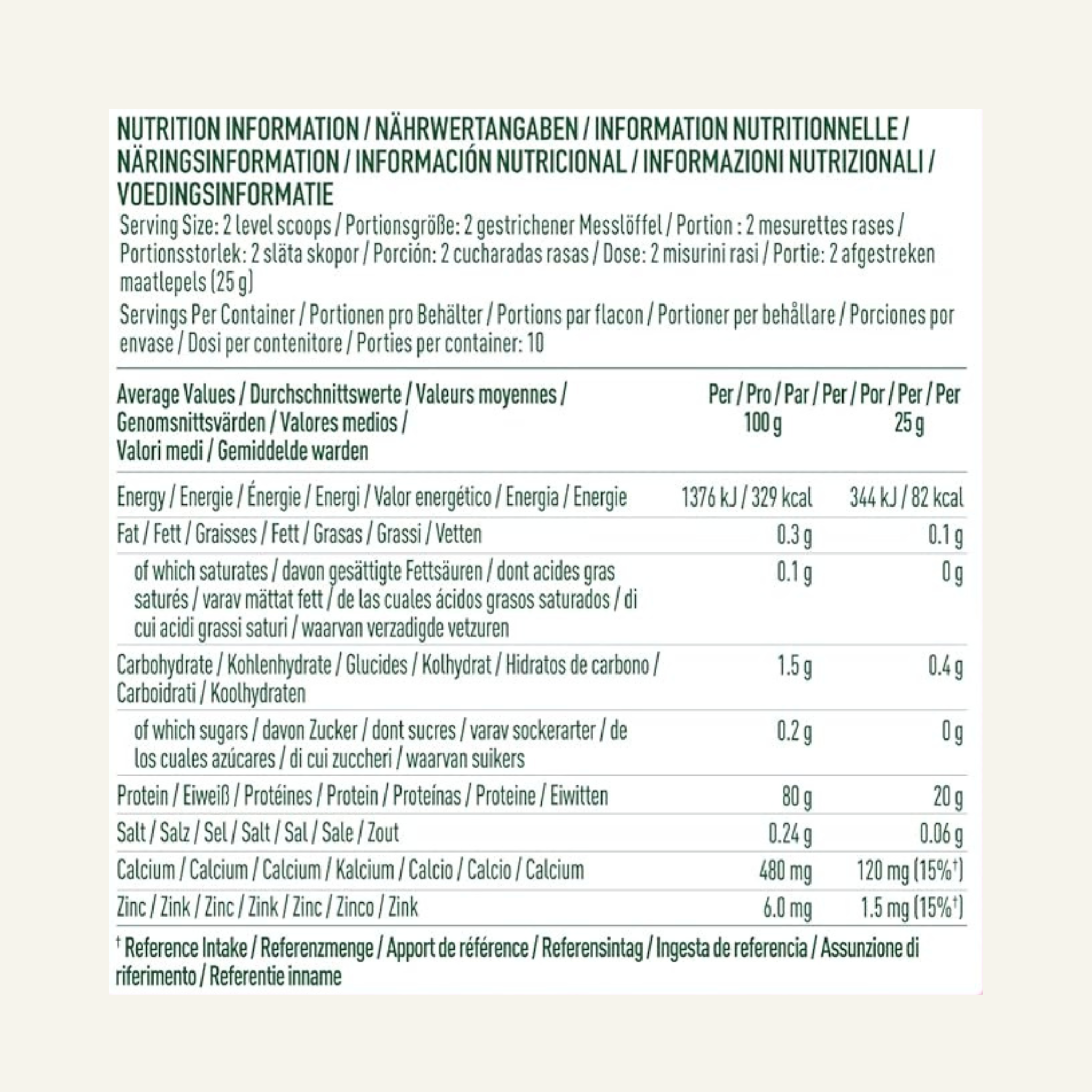 Clear Protein & Collagen 250g Peach Mango