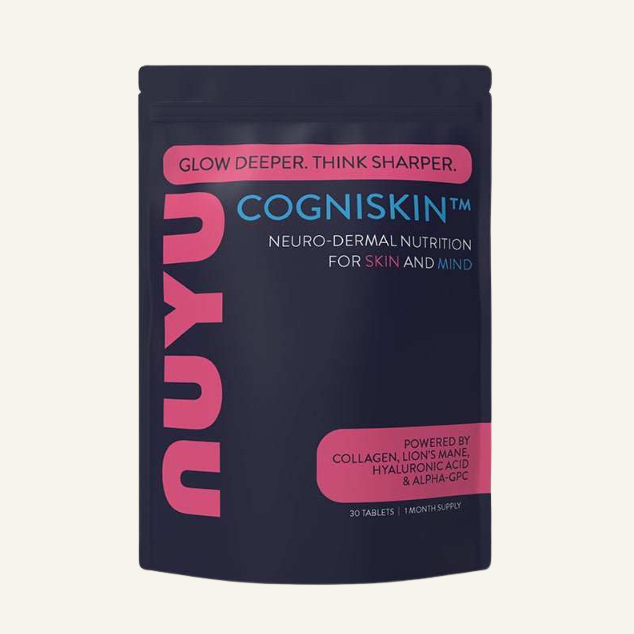 Cogniskin Marine Collagen + Vitamin C Supplement for Skin and Mind