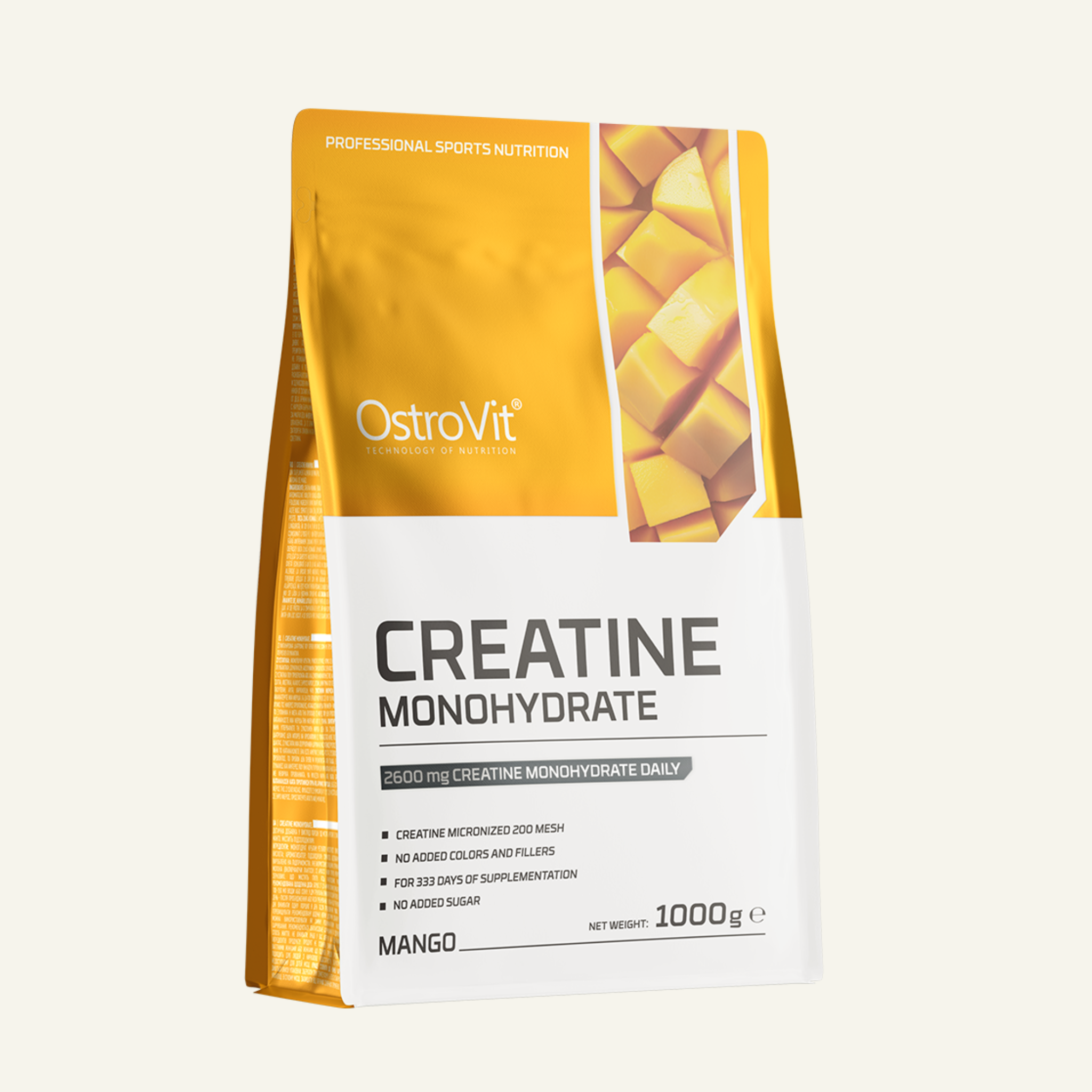 Creatine Monohydrate, Mango - 1000 grams