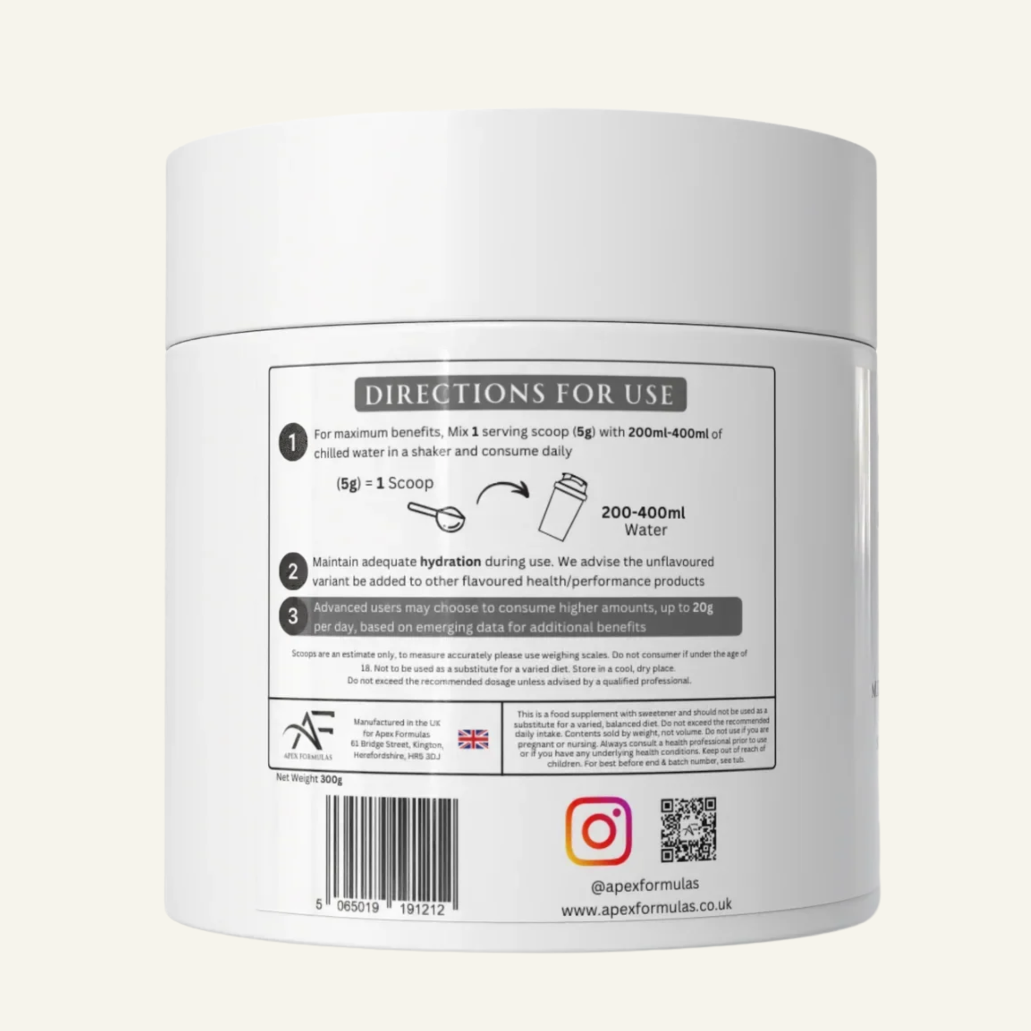 Dual Creatine, Unflavoured - 300 grams