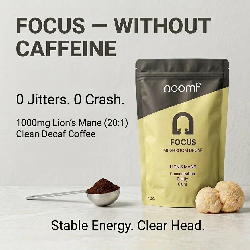 Functional Decaf Lion’s Mane Coffee (Cognitive Support)