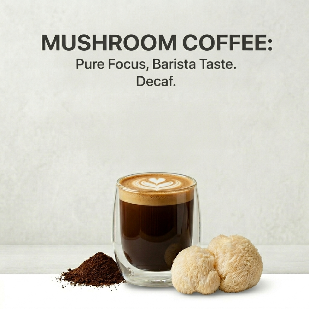 Functional Decaf Lion’s Mane Coffee (Cognitive Support)