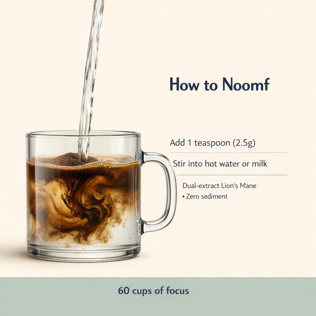 Functional Lion’s Mane Mushroom Coffee (Focus Support)