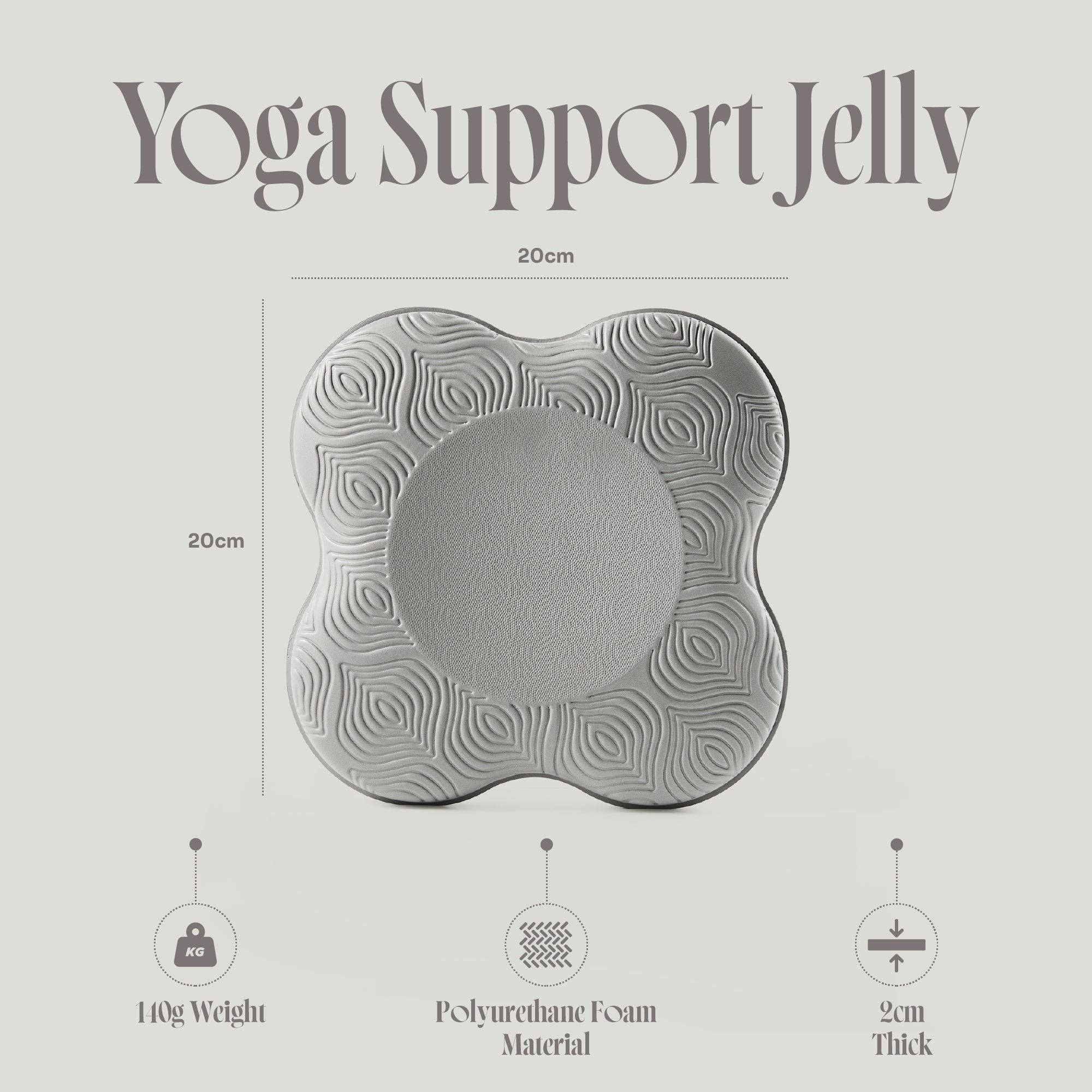 Grey Yoga Support Jellies – 2 Pack