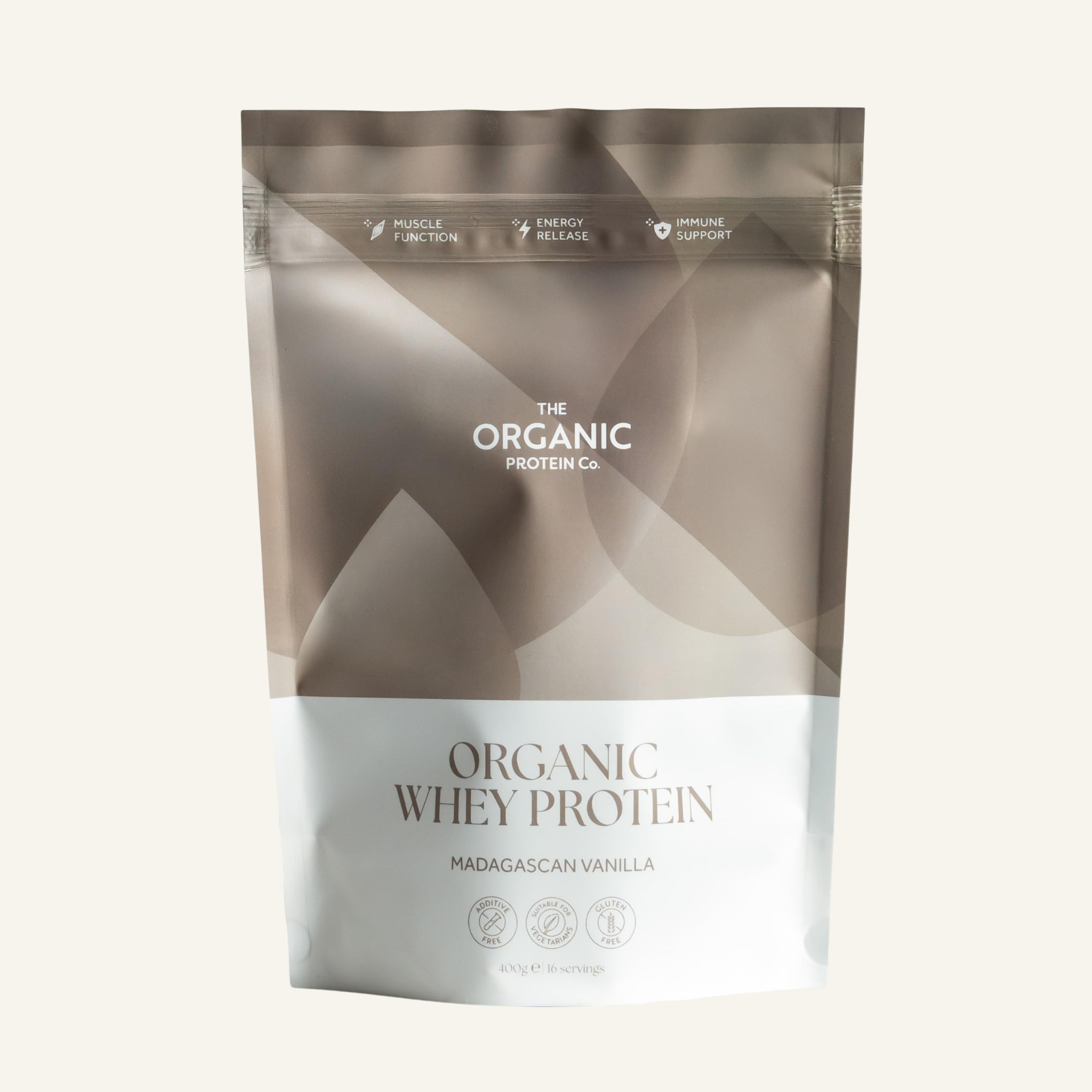 Madagascan Vanilla Organic Whey Protein: 400g