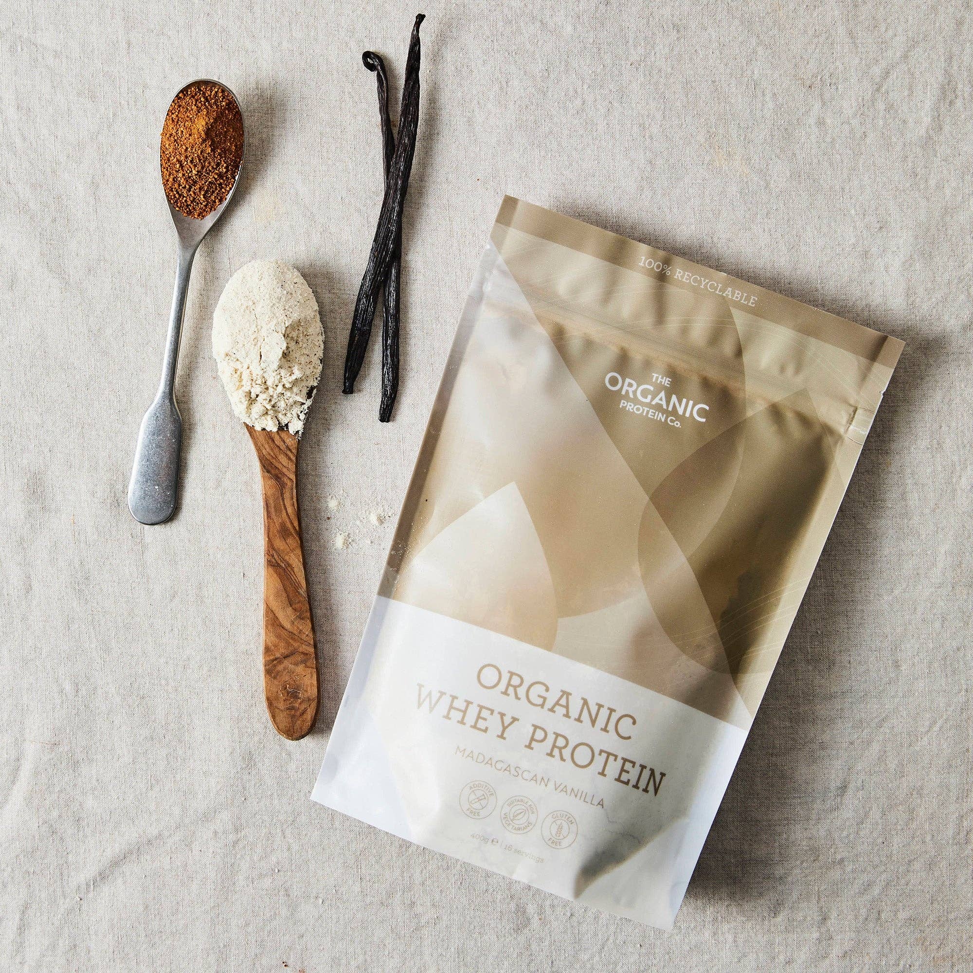 Madagascan Vanilla Organic Whey Protein: 400g