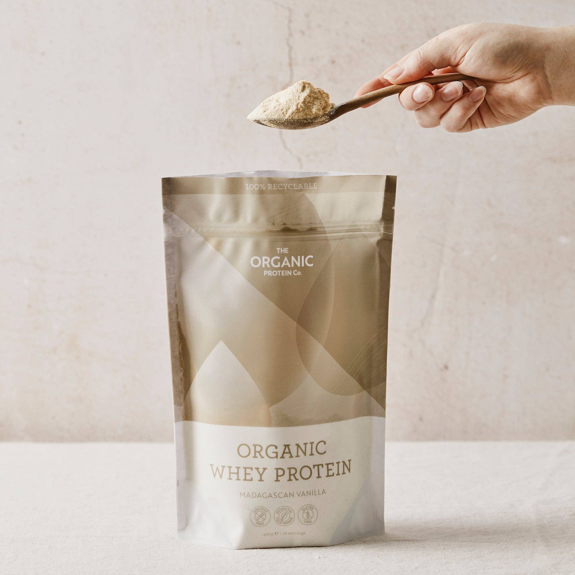 Madagascan Vanilla Organic Whey Protein: 400g