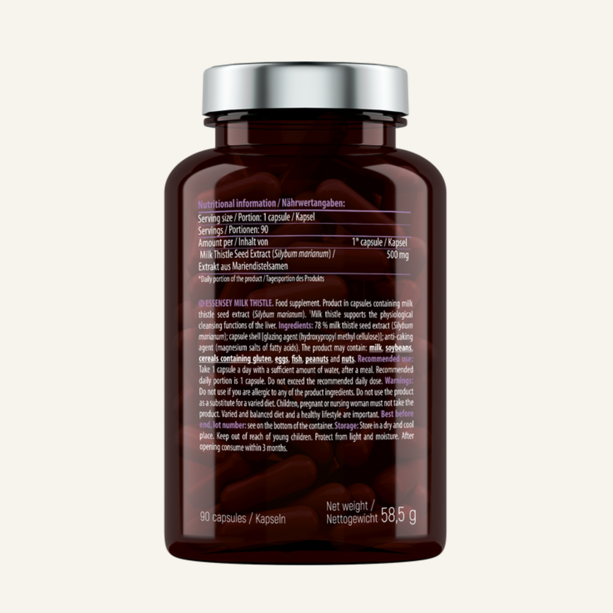 Milk Thistle, 500mg - 90 caps