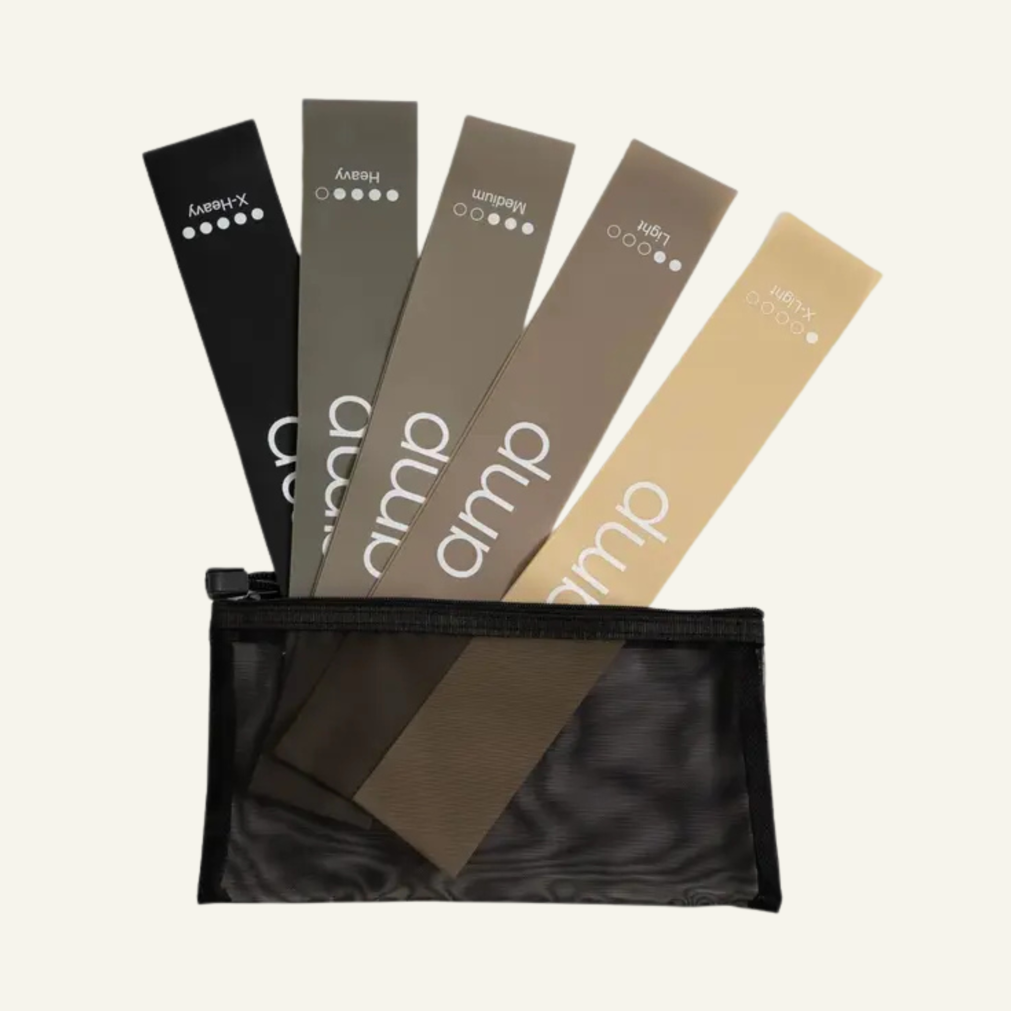 Resistance Bands 5 Pack Stone