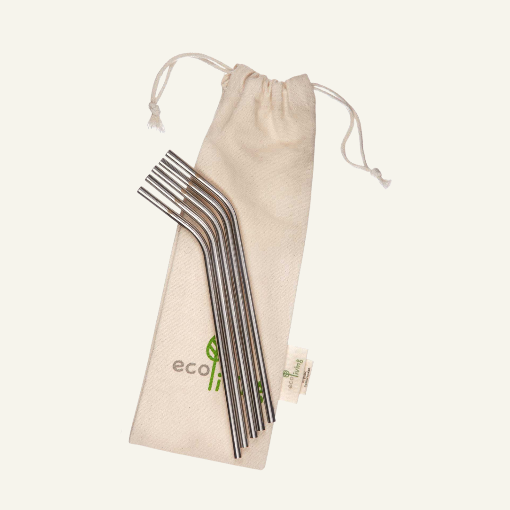 Stainless Steel Drinking Straw - Standard Size - Bent
