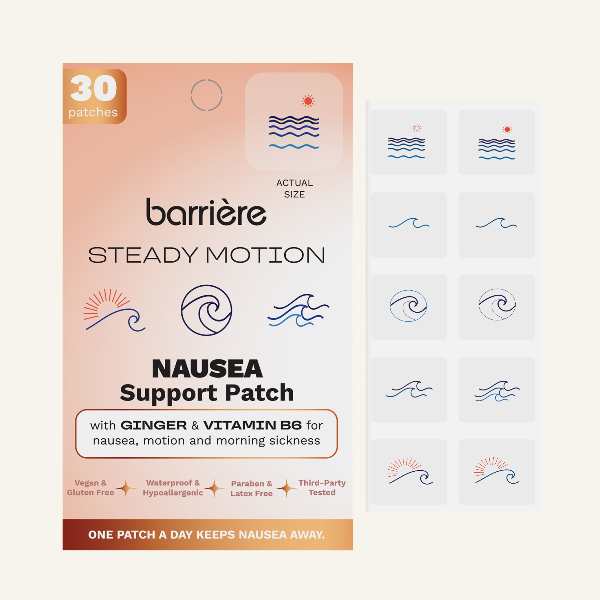 Steady Motion Nausea Support Patch