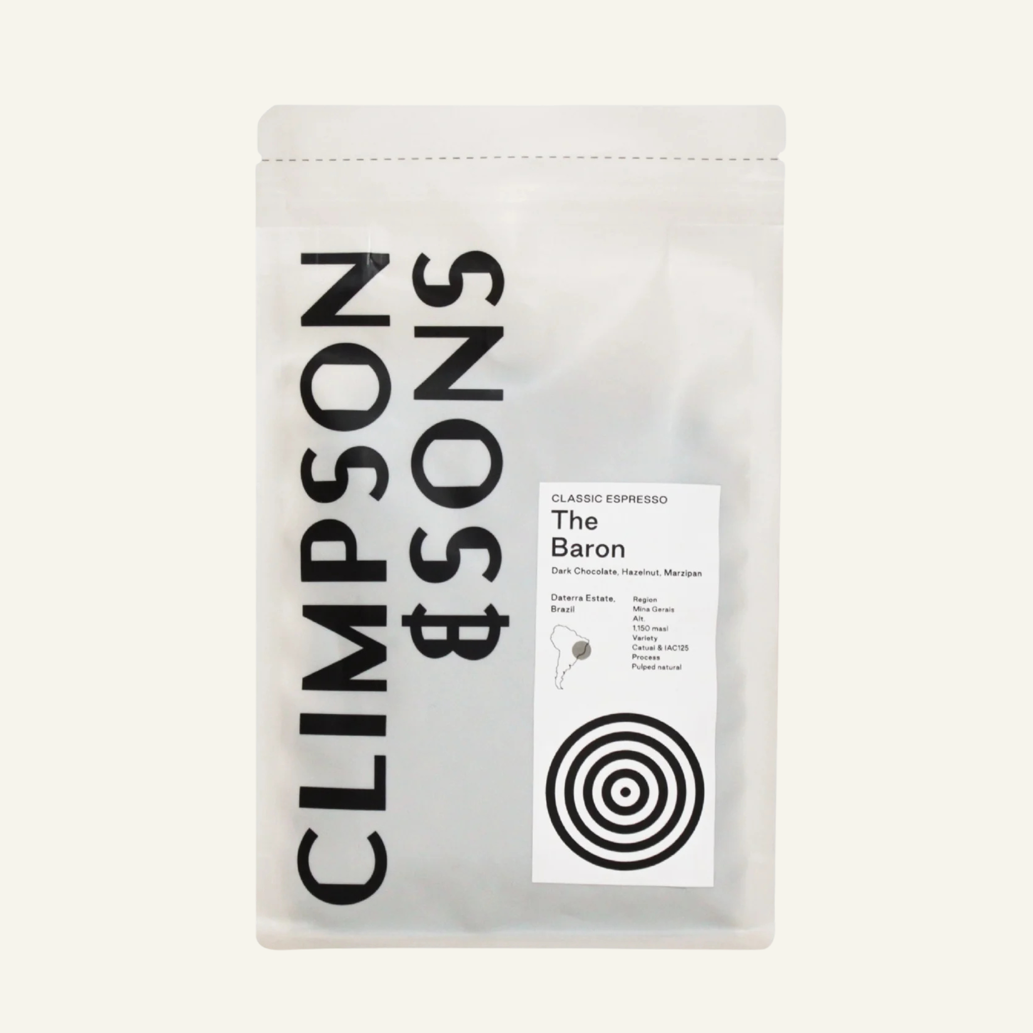 The Baron, Brazil: Single Origin Coffee Beans: 250g