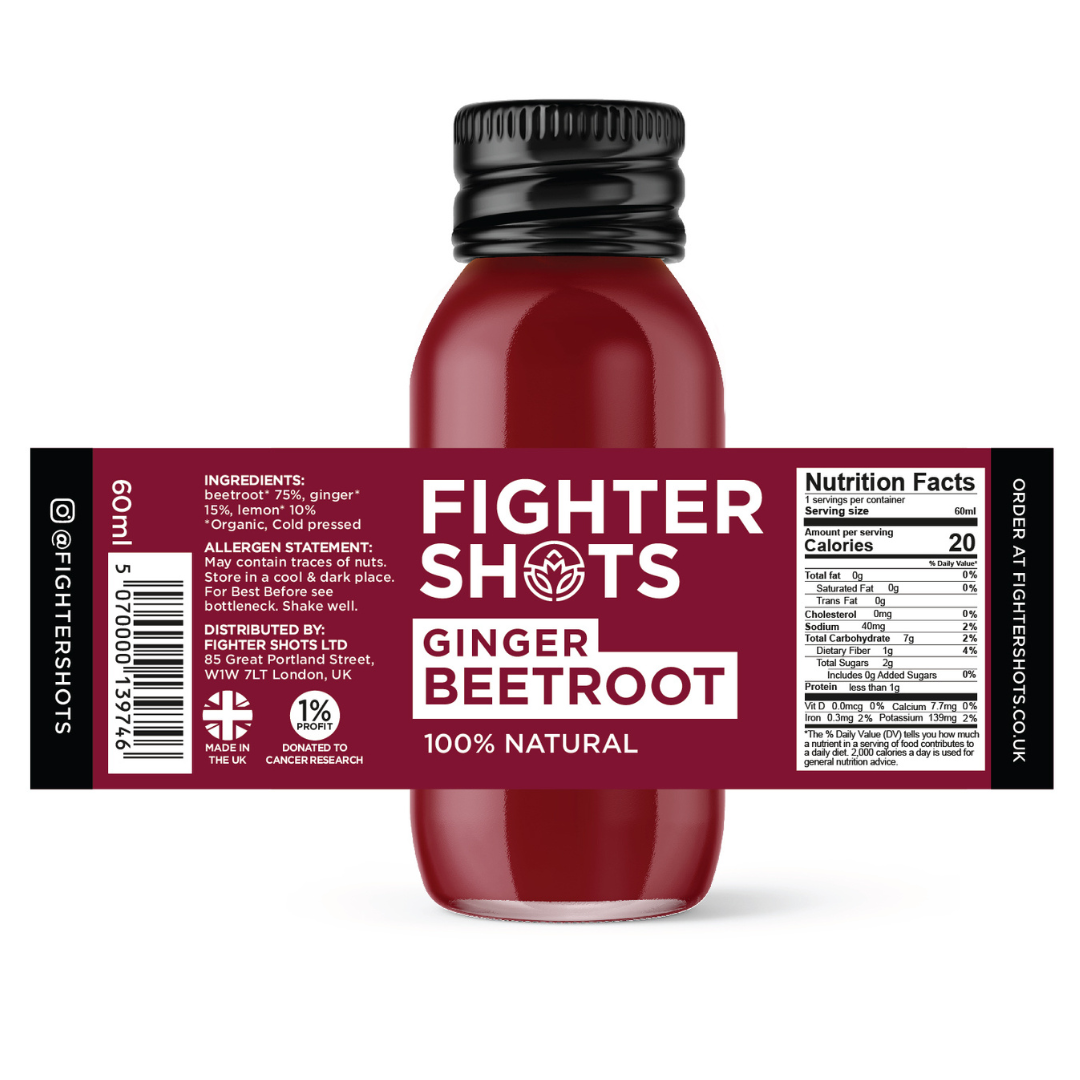 Vegan Ginger + Beetroot Vegan Shot 60ml