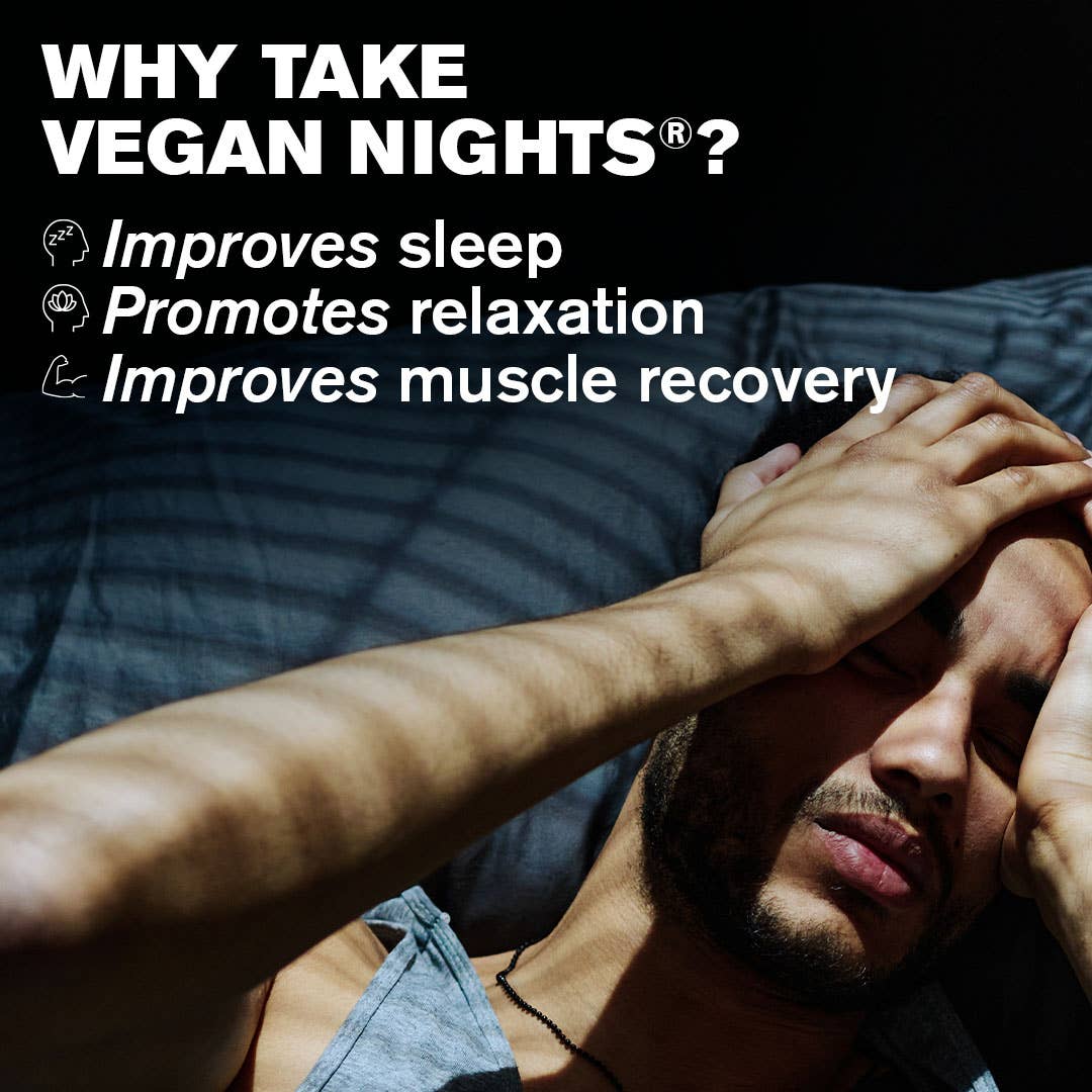 Vegan Nights® | 30 Capsules | Better, Deeper Sleep